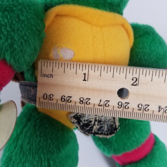 Vintage RAPHAEL Teenage Mutant Ninja Turtles window cling plush Playmates TMNT - Picture 13 of 15